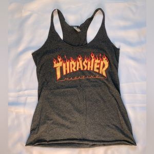 Thrasher Women’s Medium Charcoal Grey Tank Top